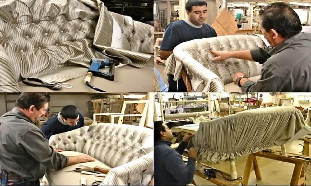 How can you determine if a fabric is suitable for upholstery